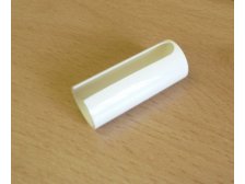 Krytka 18 mm rovná Bílá plast (C K18RB)